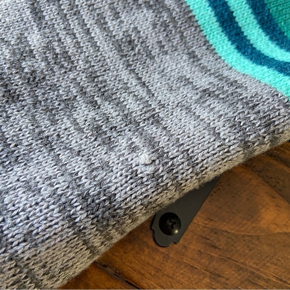 CARBON- Gray, Turquoise Aztec Crewneck Sweater Size Small - Picture 6 of 10